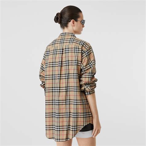 burberry london flannel|burberry flannel shirt oversized.